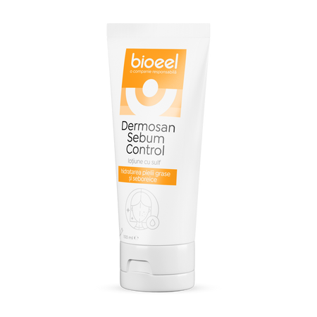 Lotiune cu sulf Dermosan Sebum Control, 100 ml, Bioeel 644951