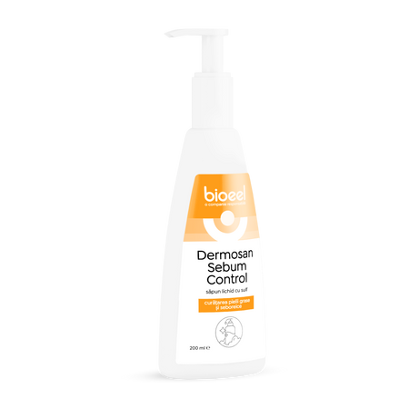 Sapun lichid cu sulf Dermosan Sebum Control, 200 ml, Bioeel 644955