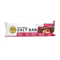 Baton energizant sarat cu ciocolata, caju si merisoare, 40 g, Total Energy Salt Bar