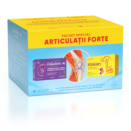 Pachet Klokan 30 capsule + Celadrin Extract Forte 500 mg 60 capsule, Good Days Therapy