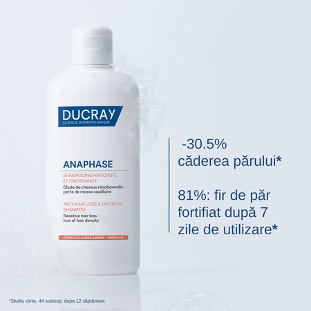 Sampon complementar impotriva caderii parului reactiva Anaphase, 400 ml, Ducray 645245