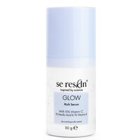 Ser pentru fata iluminator cu 10% vitamina C, E si acid ferulic Glow, 30 g, Se:Reskin