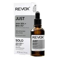 Solutie de peeling chimic Just AHA 30% + BHA 4%, 30 ml, Revox