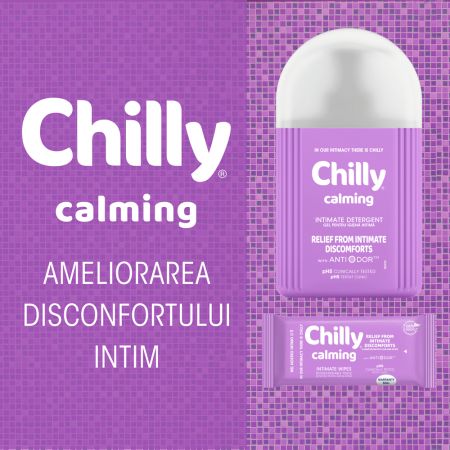 Servetele pentru igiena intima Calming, 12 bucati, Chilly 694656