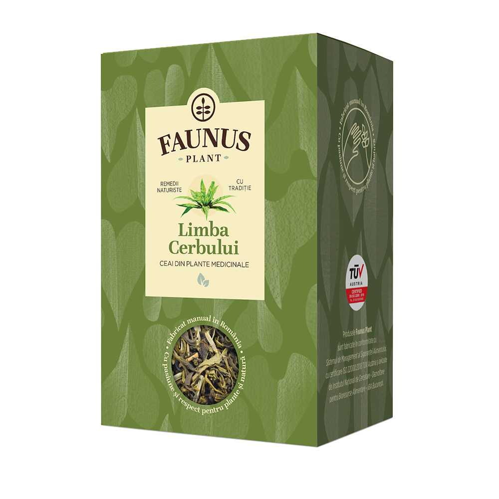 Ceai Limba Cerbului, 50g, Faunus Plant