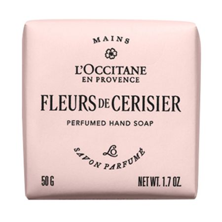 Sapun solid cu flori de cires Cherry Blossom, 50 g, L'Occitane