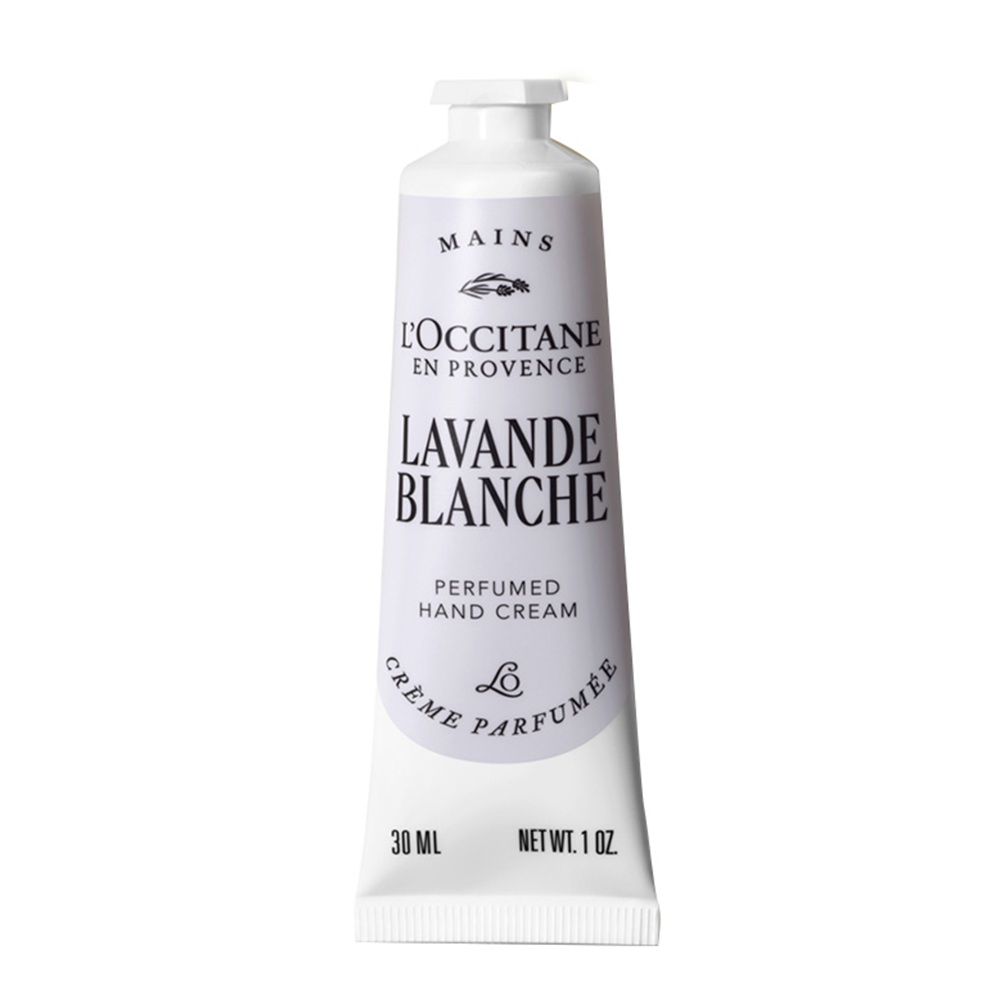Crema de maini cu lavanda White Lavender, 30 ml, L'Occitane