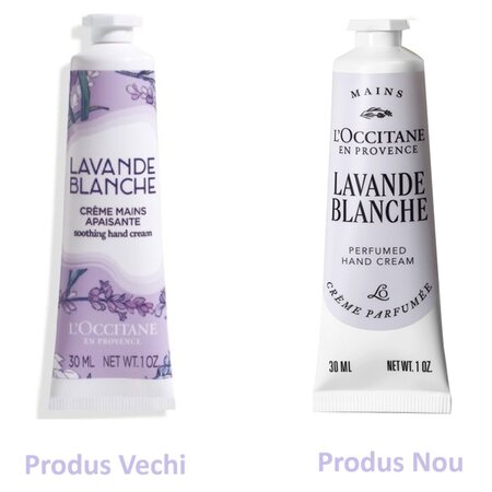 Crema de maini cu lavanda White Lavender, 30 ml, L'Occitane 662593