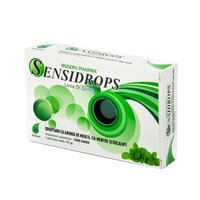 Sensidrops cu aroma de mentol si eucalipt fara zahar, 36 pastile, Linia Dr.Quinn