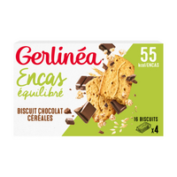 Biscuiti proteici cu cacao si cereale, 200 g, Gerlinea