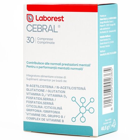 Cebral, 30 comprimate, Laborest Italia 721134