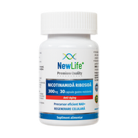 Nicotinamida Ribosida, 300 mg, 30 capsule gastrorezistente, Newlife+