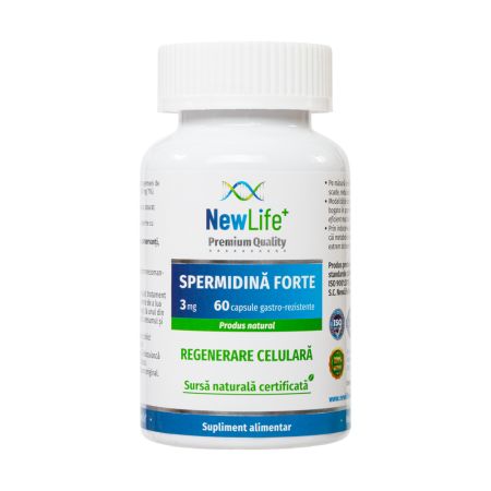 Spermidina Forte, 3 mg, 60 capsule, Newlife+
