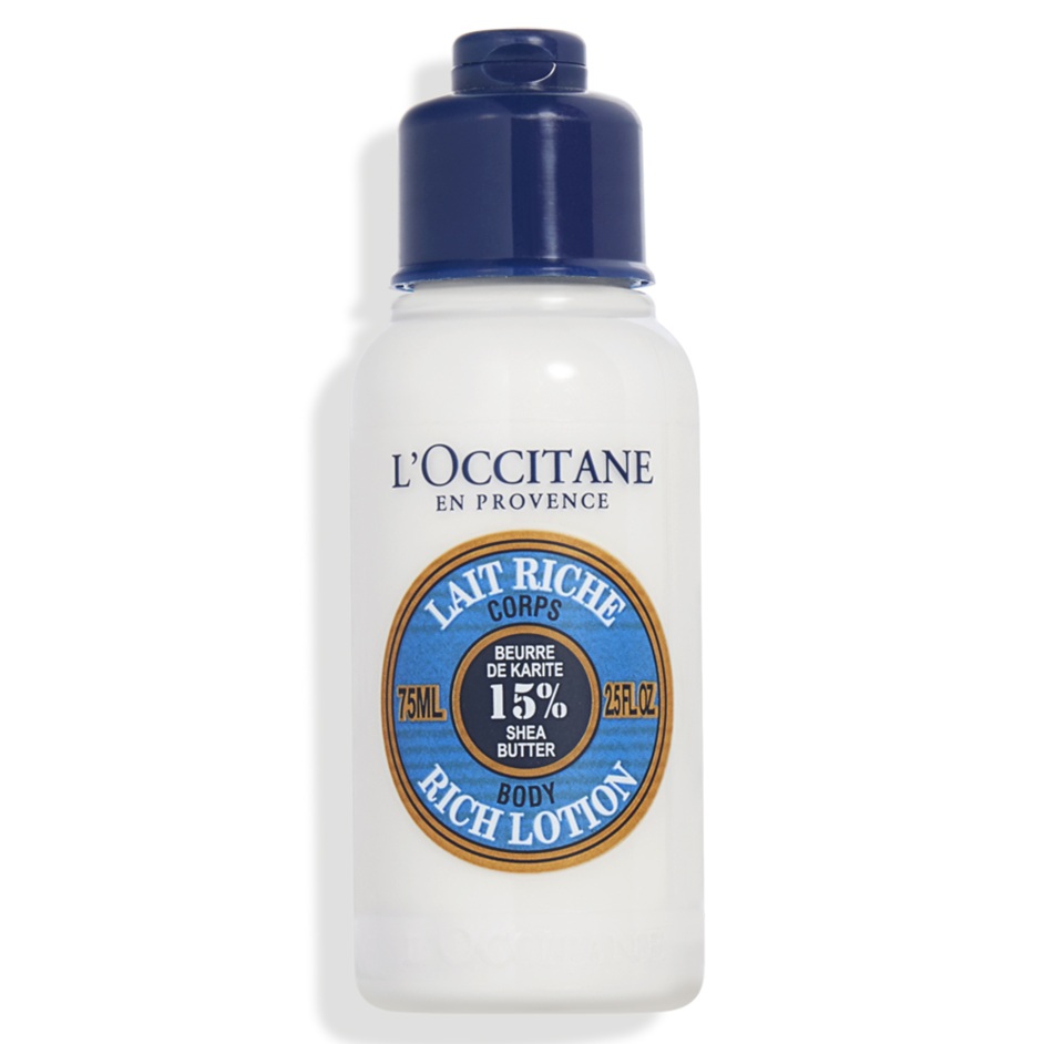 Lotiune de corp ultra hranitoare cu unt de shea Rich Lotion, 75 ml, L'Occitane