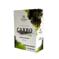 Carbune activat Carbo Life, 30 comprimate, Pharma Herb