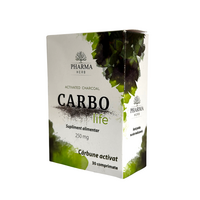 Carbune activat Carbo Life, 30 comprimate, Pharma Herb