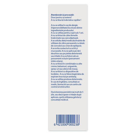 Gel anti-durere roll-on Mobilin, 50 ml, Viva Pharma 708615