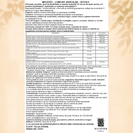 Myosteo Confort Articulaire, 20 fiole x 10 ml, Santarome 749249