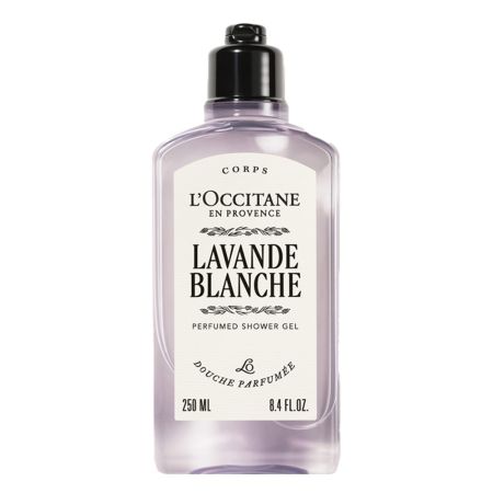 Gel de dus cu extract de lavanda White Lavender, 250 ml, L'Occitane