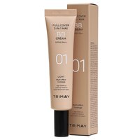 Crema de fata coloranta BB Light cu SPF40 PA++ , 3-in-1 Max Full Cover, 30 ml, Trimay