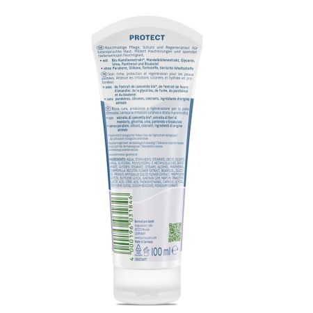 Crema de maini cu musetel, glicerina, uree si pantenol Protect, 100 ml, Kamill 647206