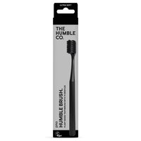 Periuta de dinti ultra-soft cu 7000 peri neagra, 1 buc, The Humble Co
