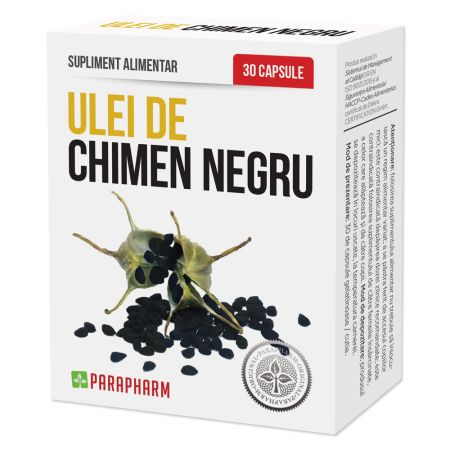 Ulei De Chimen Negru, 30 capsule, Parapharm