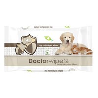 Servetele umede pentru animale, 48 bucati, Doctor Wipe's