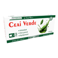 Ceai Verde, 30 capsule, Pro Natura