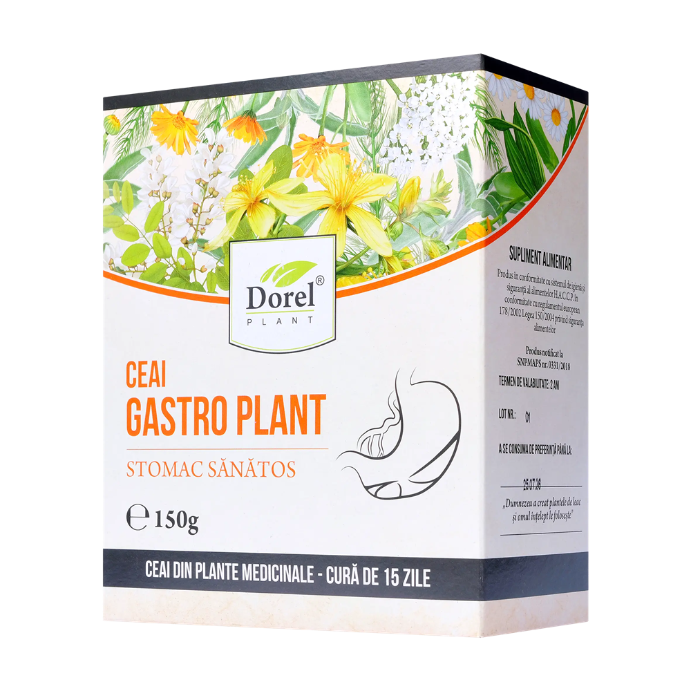 Ceai Gastro-Plant stomac sanatos, 150 g, Dorel Plant