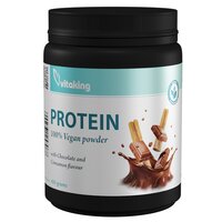 Proteina ​​vegetala cu aroma de scortisoara si ciocolata, 400 g, Vitaking