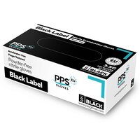 Manusi negre nepudrate din nitril Black Label PPS, marimea S, 100 bucati, PPS Gloves