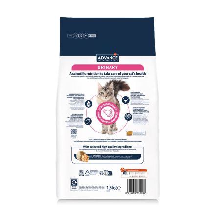 Hrana uscata pentru pisici Urinary, 1.5 kg, Advance Veterinary Diets 647927