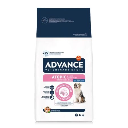 Hrana uscata pentru caini cu pastrav si cartof Atopic Derma Care, 3 kg, Advance Veterinary Diets