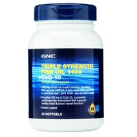 Triple Strength Ulei de Peste si Coenzima Q10, 60 capsule, GNC