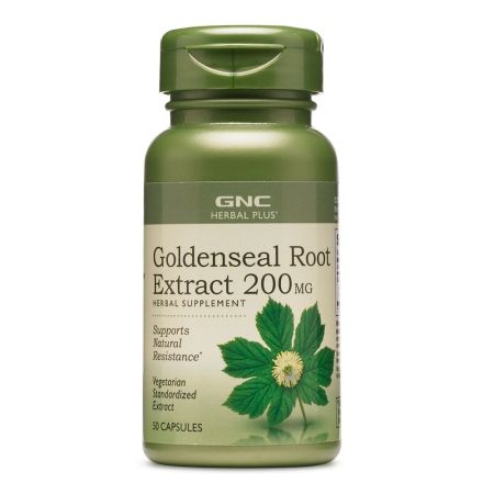 Goldenseal Herbal Plus (193312), 200 mg, 50 Capsule, GNC
