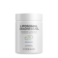 Magneziu L-treonat lipozomal cu fosfolipide CodeAge, 90 capsule, GNC