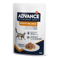 Hrana umeda pentru pisici Weight Balance, 85 g, Advance Veterinary Diets