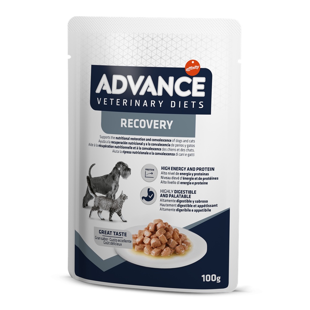 Hrana umeda pentru caini si pisici Recovery, 100 g, Advance Veterinary Diets