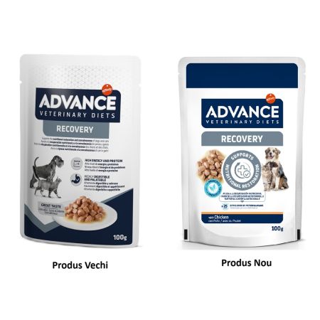 Hrana umeda pentru caini si pisici Recovery, 100 g, Advance Veterinary Diets 658621