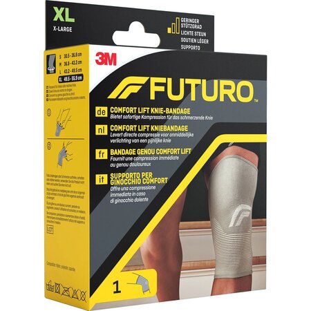 Genunchiera stabilizatoare fara atele, Marimea XL, 1 bucata, Futuro 654299