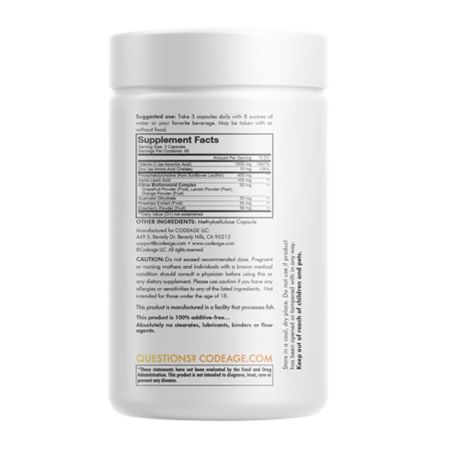 Vitamina C Lipozomala CodeAge, 180 capsule, GNC 648039
