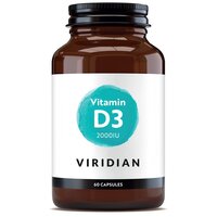 Vitamina D3 2000 UI, 60 capsule, Viridian