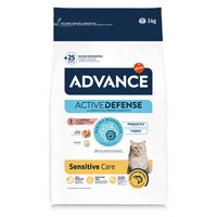 Hrana uscata pentru pisici cu somon Sensitive Care Active Defense, 3 kg, Advance Veterinary Diets