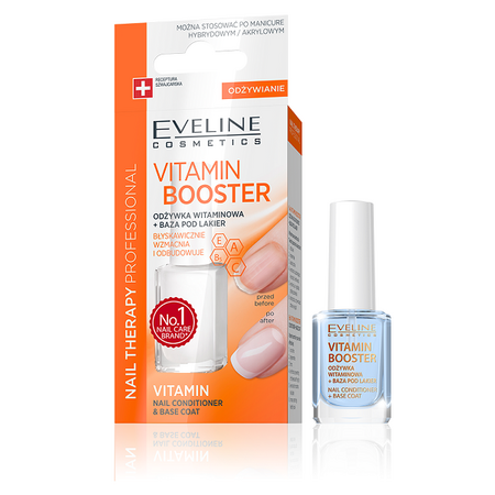Tratament pentru unghii Nail Therapy Conditioner Vitamin Booster, 12 ml, Eveline
