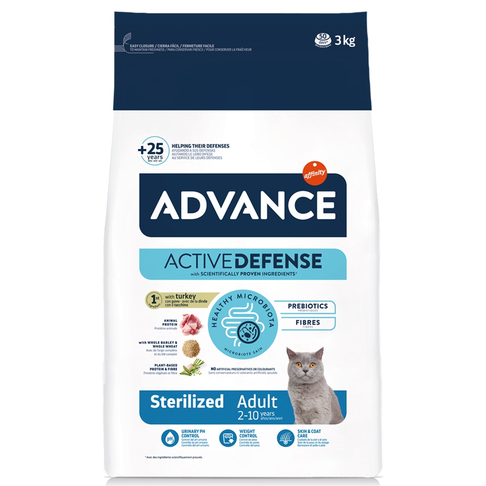 Hrana uscata pentru pisici sterilizate 2-10 ani, 3 kg, Advance Veterinary Diets