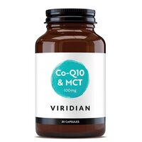 Coenzima Q10 si MCT, 100 mg, 30 capsule, Viridian
