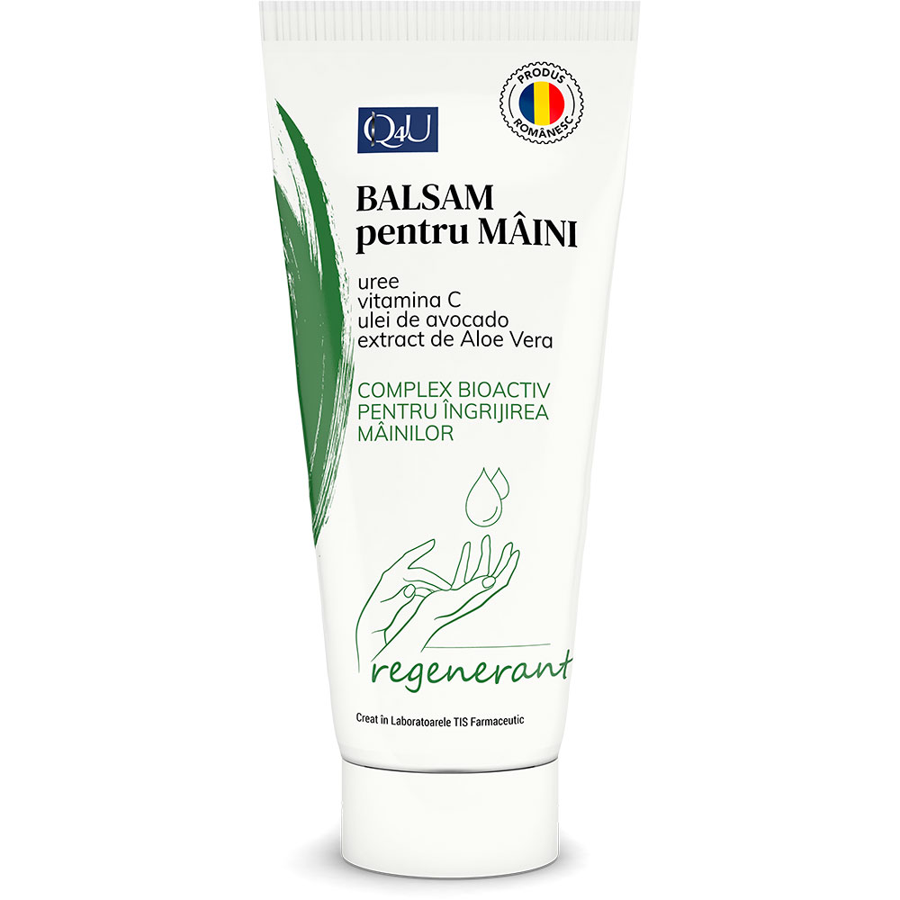 Balsam nutritiv pentru maini Q4U, 100 ml, Tis Farmaceutic