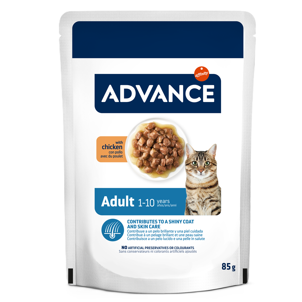 Hrana umeda cu pui pentru pisici adulte, 85 g, Advance Veterinary Diets