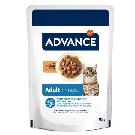 Hrana umeda cu pui pentru pisici adulte, 85 g, Advance Veterinary Diets